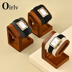 Oirlv Wood Watch Holder Jewelry Organizer Display Stand For Bracelet Ring Earring Watch Display Solidwood Watch Stand Wholesales