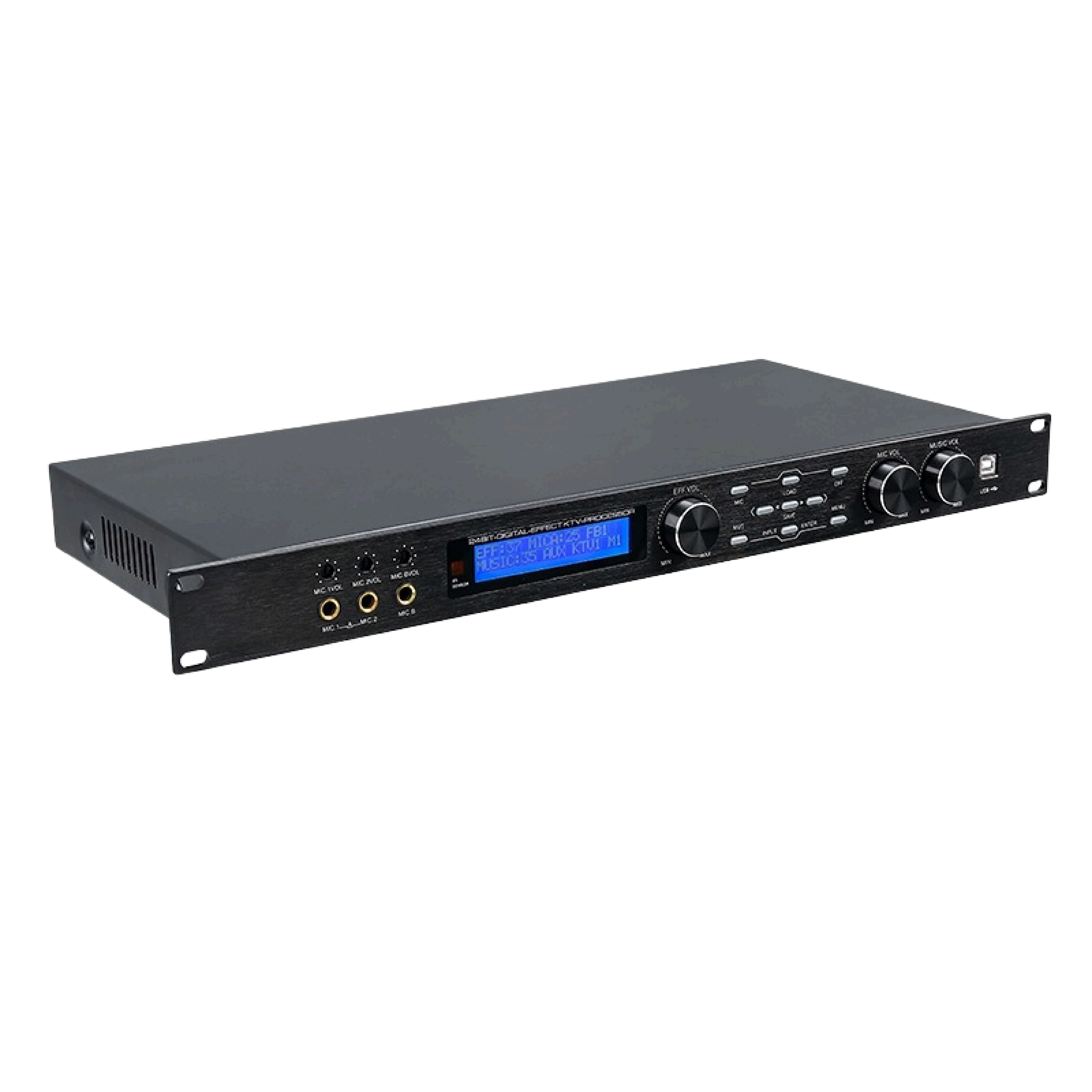 X5 KTV Preamp Amplifier Professional Microphone Effects Processor oke Reverb Unit with 20Hz-20kHz Frequency Response