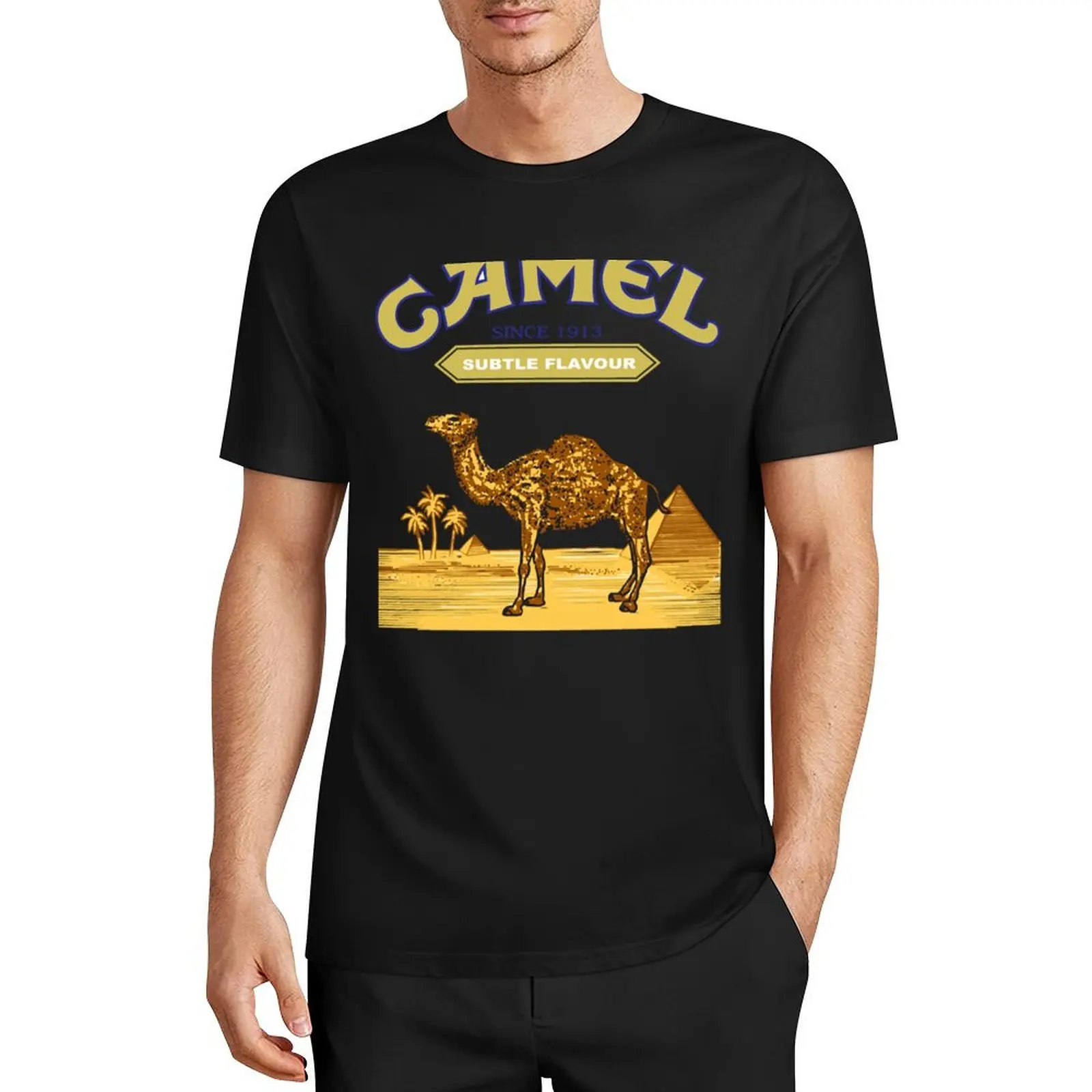 Camel cigarettes T-Shirt shirts graphic tees baggy shirts vintage clothes boys whites mens graphic t-shirts anime