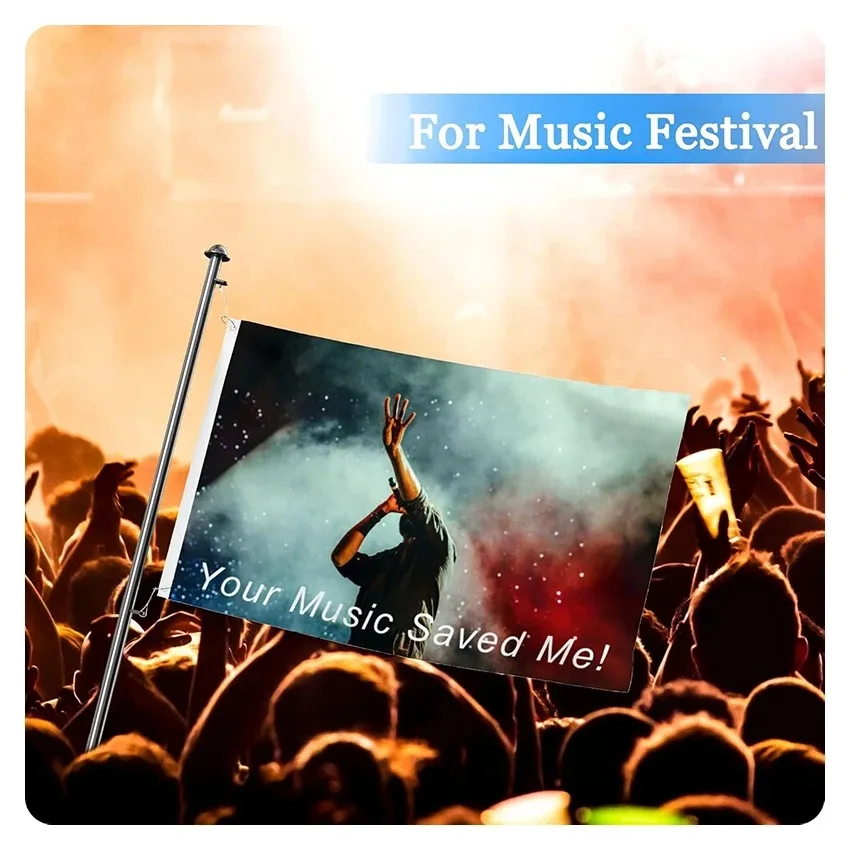 Custom Flag Decorations Suitable for Gardens Trade Shows Celebrations Store Opening Business Promotion Marketing Events
