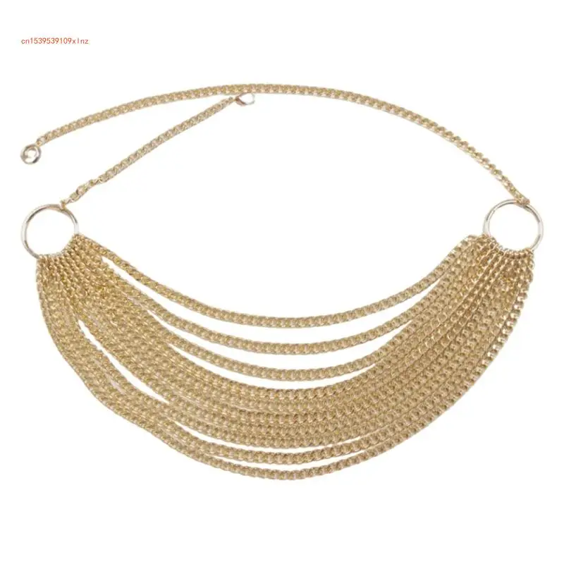 

Versatile Multi Strands Chain Belt Elegant Jewelry Perfect For Music Festivals