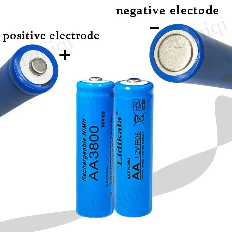 High Quality 1.2V AA 3800mAh Nickel Hydrogen Battery Alkaline 1.2V Clock Toy Camera Battery Rechargeable Battery