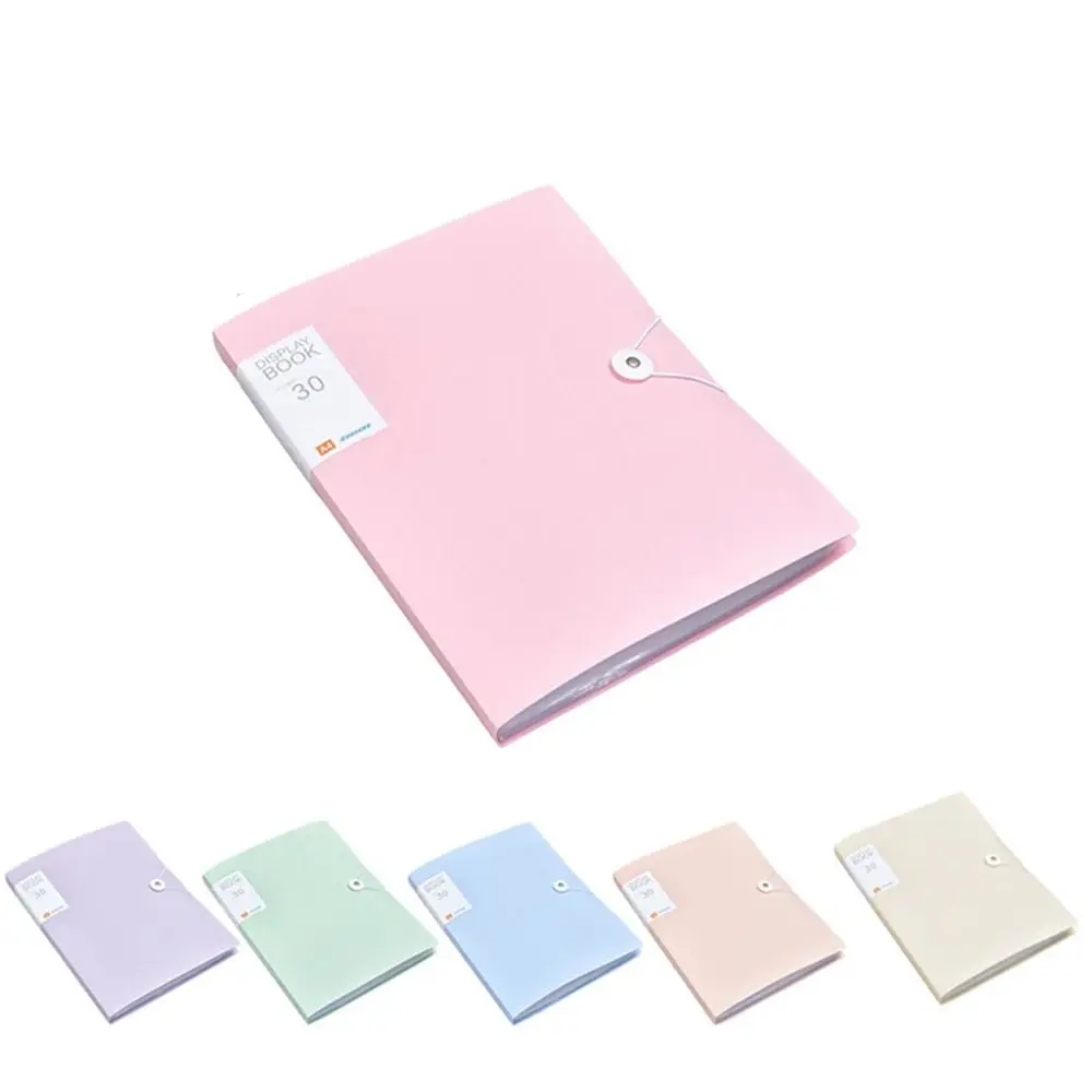 

Fashion A4 File Paper Folder Classified Waterproof Document Holder Dustproof Transparent Insert Information Bag
