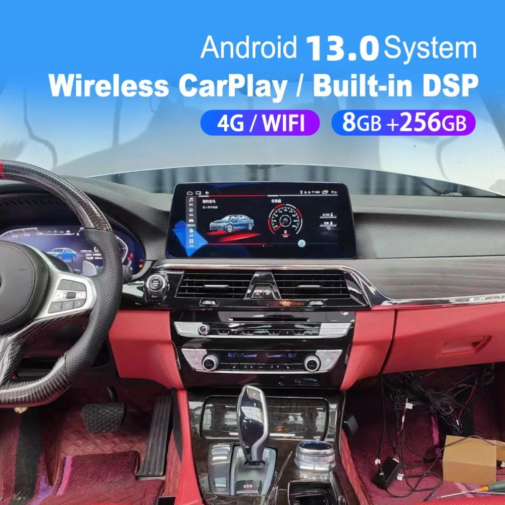 For BMW 7 Series 5 Series 2015 2016 2017 Android Car Multimedia Automotive GPS Navigation Car Radio Stereo AC Panel Head Unit