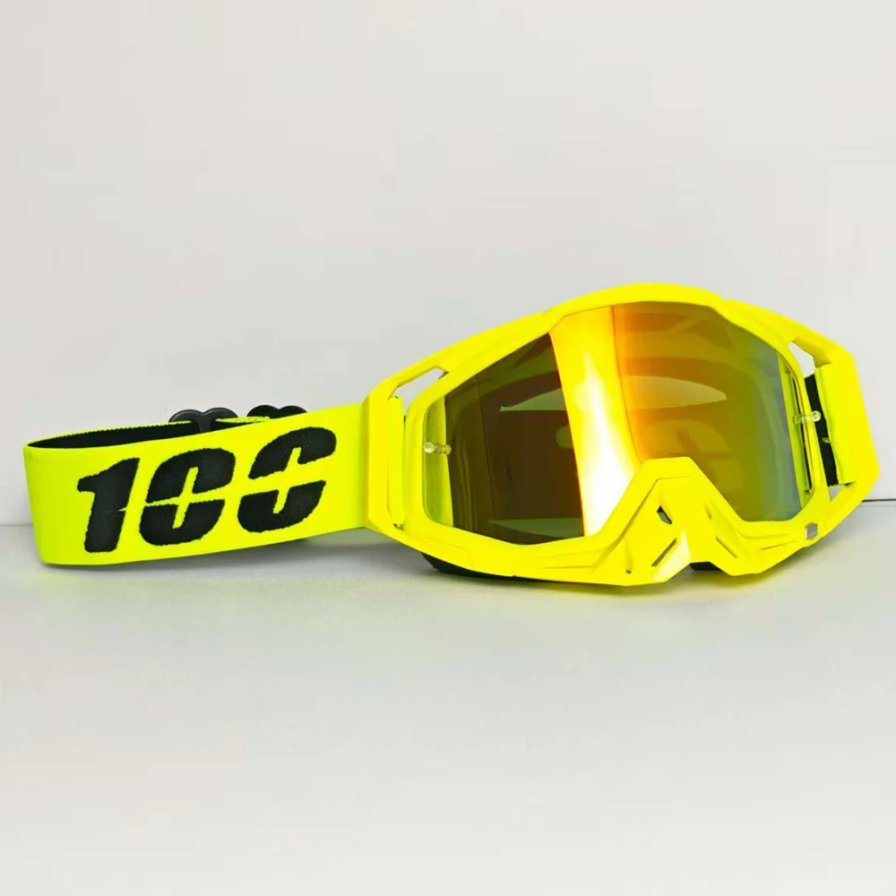 Lunettes de cyclisme tendance, verres de protection respirants quatre saisons, idéaux pour hommes et femmes, Sports de plein air tout-terrain, Motocross, 100