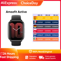 Amazfit Active Smartwatch Heart Rate Blood Pressure Oxygen Monitoring Waterproof GPS  for Running Swimming Outdoor Men Women