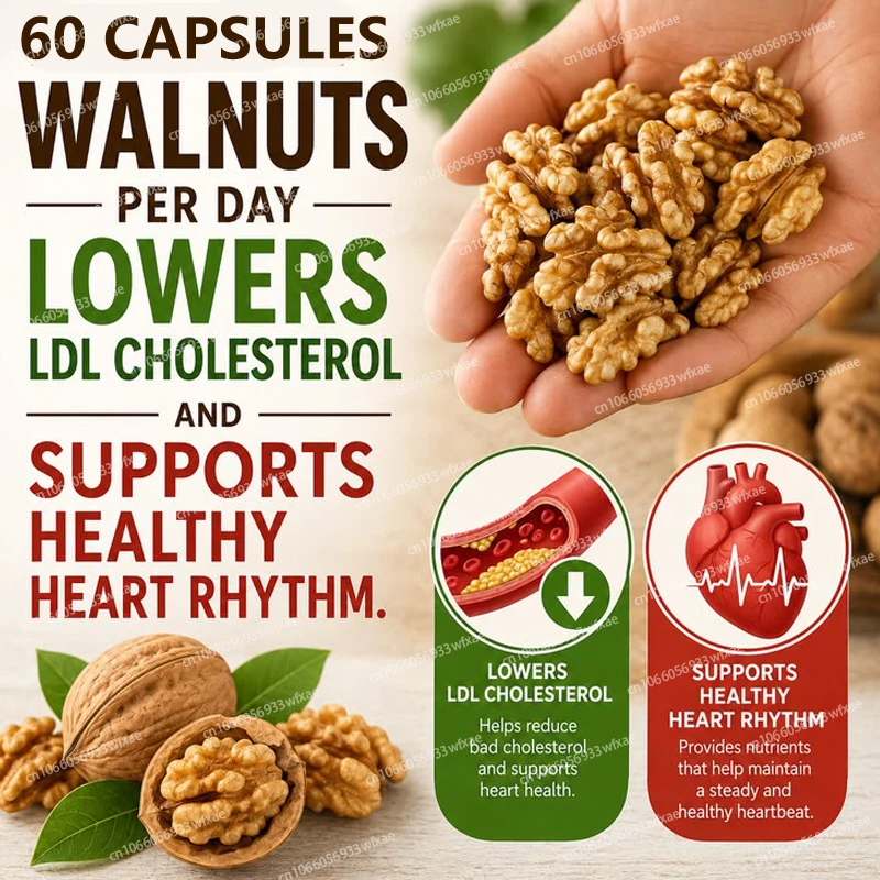 Wormwood Capsules with Black Walnut for Healthy Digestion & Intestinal Support,Help Enzyme Activity and Intestinal Movement