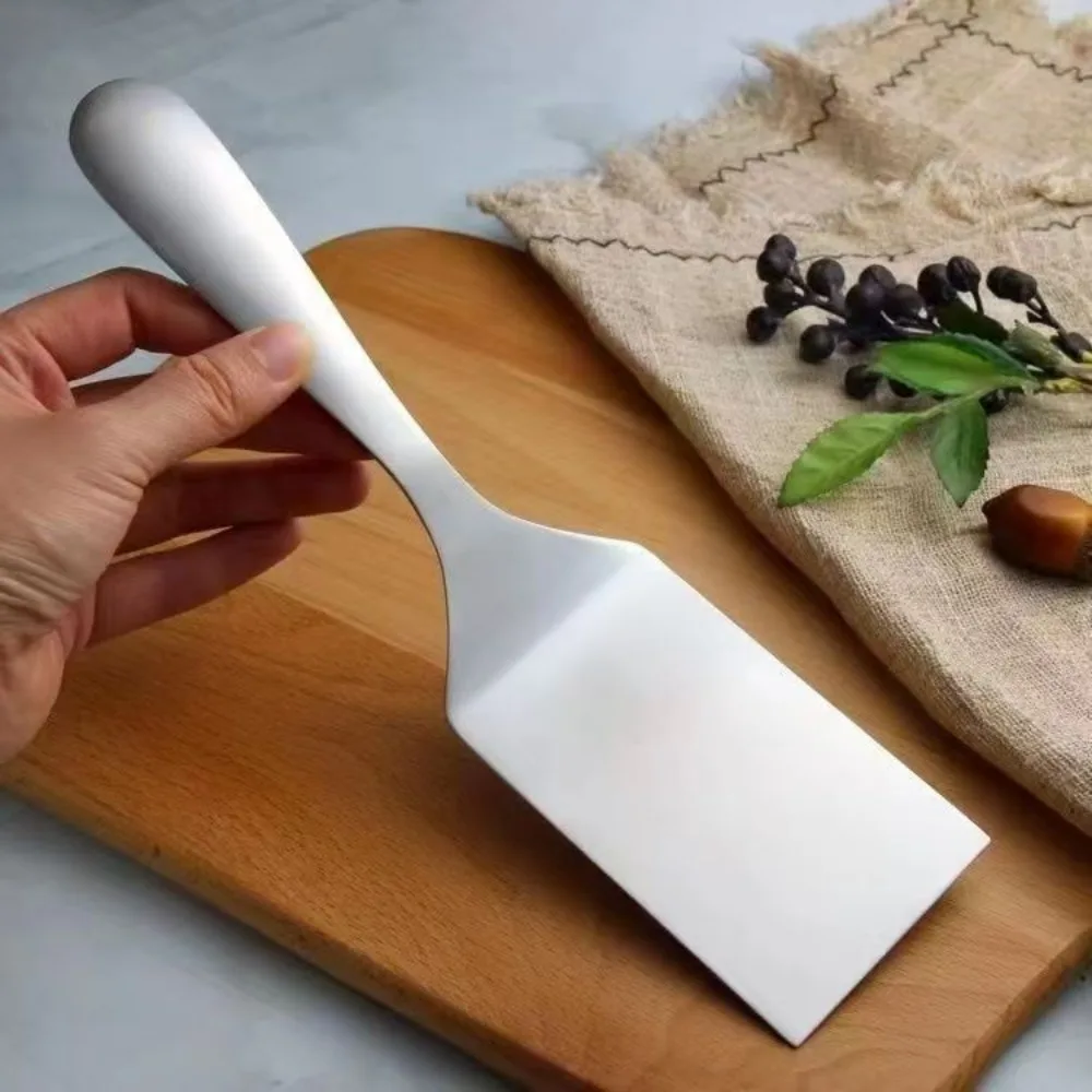Stainless Steel Flat Spatula, Multi-purpose Small Pan Spatula for Restaurant Home, Steak Pancake Teppanyaki Tiramisu Cooking Tur