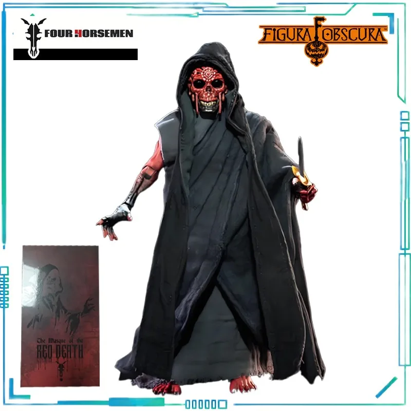 Quatre chevaux Studios véritable Figure Obscura série le Masque de la mort rouge Masque de démon de la mort rouge édition « Robe noire »
