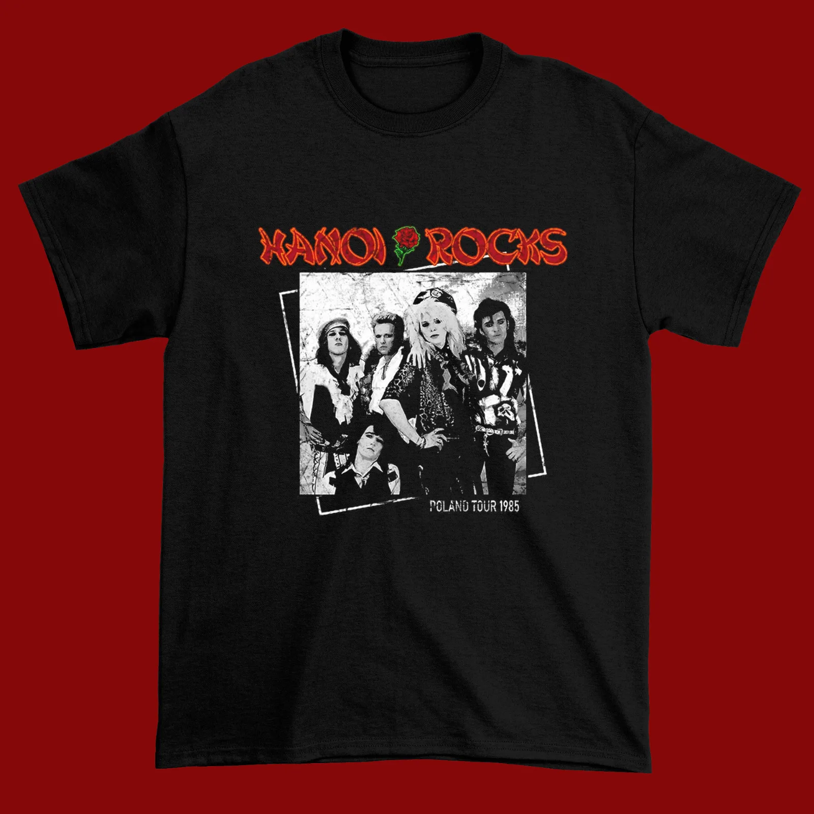 Inspired Hanoi Rocks Vintage For Fans Black All Size T Shirt Ac032