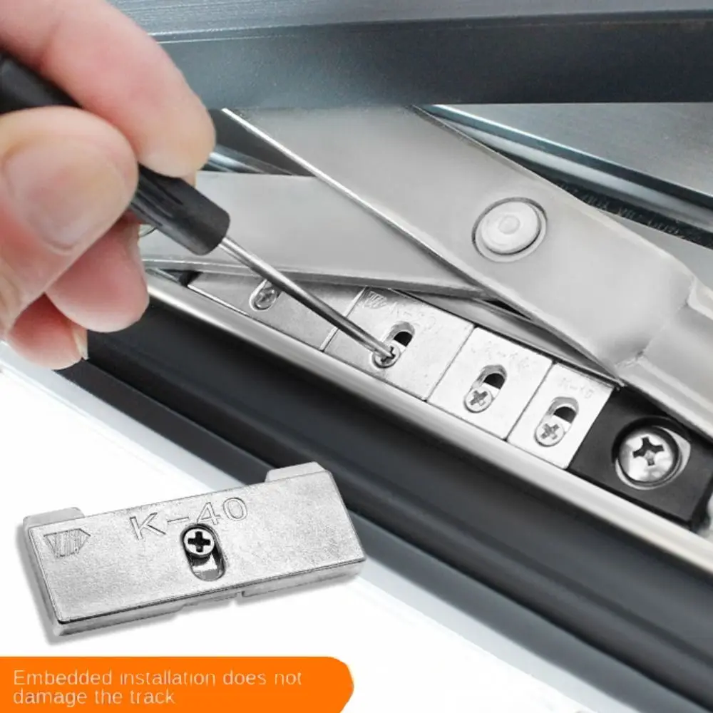 Zinc Alloy Wind Support Limit Plate Window Lock Limit Lock Window Limiter Non Punching Portable Window Opening Accessories