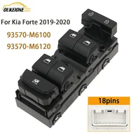 Botón de Control del interruptor de la ventanilla eléctrica principal del lado del conductor delantero izquierdo para Kia Forte 2019 2020 93570-M6100 93570-M6120 piezas de coche
