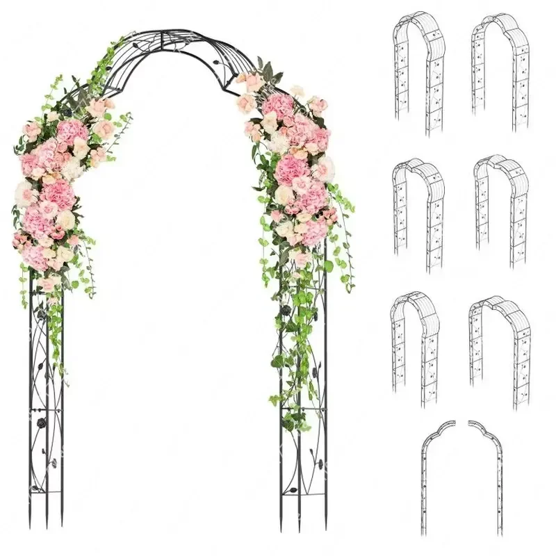 Garden Arch Arbor Trellis for Climbing Plants & Roses 1PC Fencing Trellis & Gates