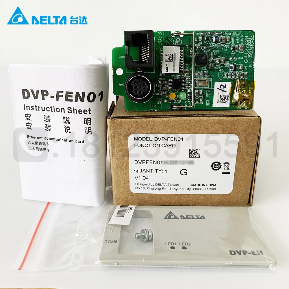 

Delta/ Delta Ethernet communication card DVP-FEN01 is suitable for DVP-EH3 series PLC