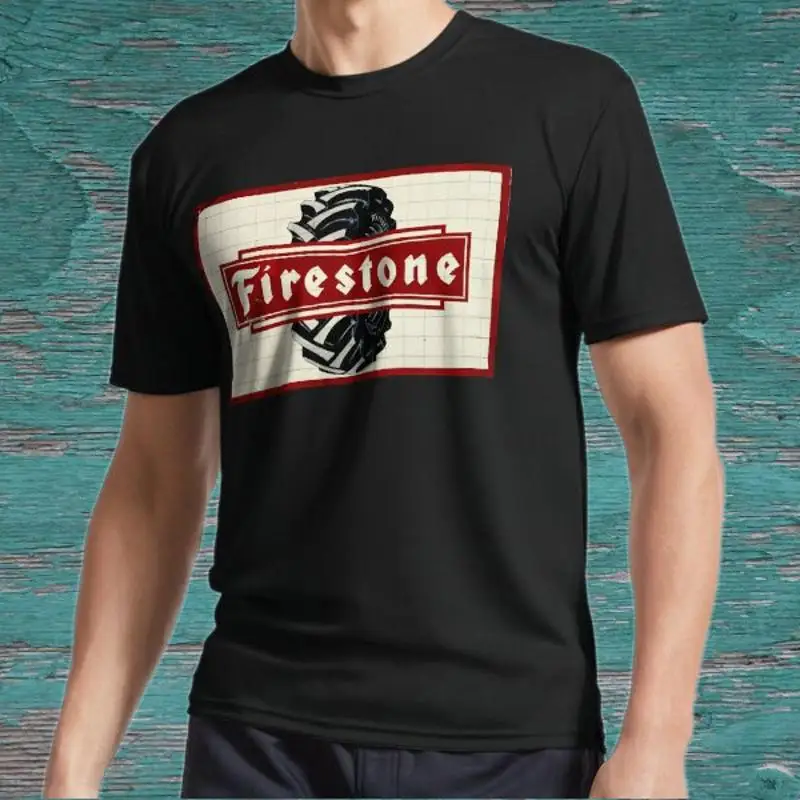 New Firestone tires vintage logo Activ American T Shirt Funny Size S to 5XL
