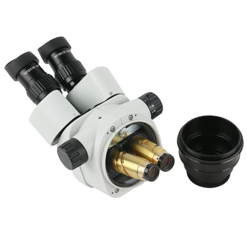 Imagem -06 - Microscópio Binocular Estéreo de Laboratório com Suporte de Metal de Tamanho Grande com Zoom 35x-90x Mais Lente Objetiva Auxiliar 05x 2x 07x 1x para Solda Pcb