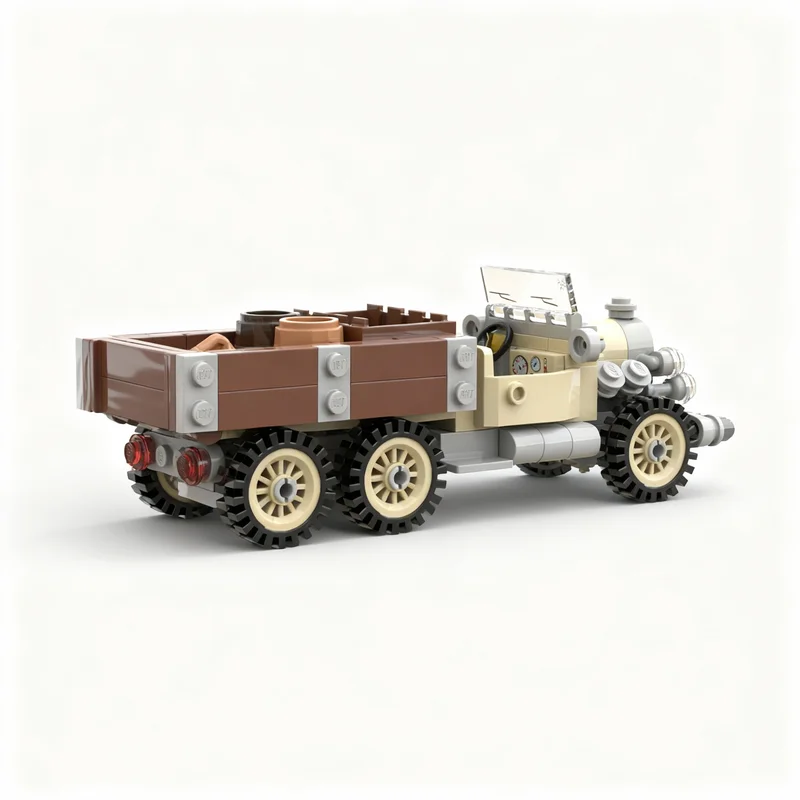 139pcs MOC Adventurers Truck Desert Model Building Blocks Construction Toy DIY Christmas Gift Creative Idea Education Brick Kids - view 3