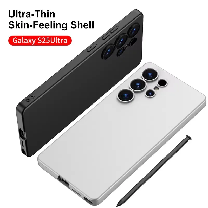 

Ultra-thin Case for Samsung Galaxy S25 S24 Ultra Camera Protective Skin Feeling Cover For Galaxy S25 Ultra Matte TPU Soft