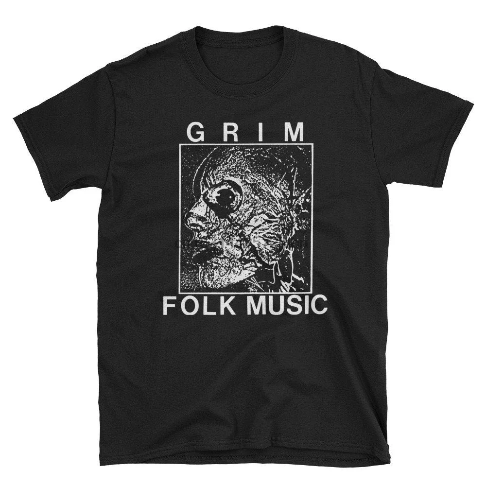 Grim Folk Music T Shirt Merch Japan Power Electronics Ramleh Whitehouse Merzbow Masonna Harsh Noise Industrial