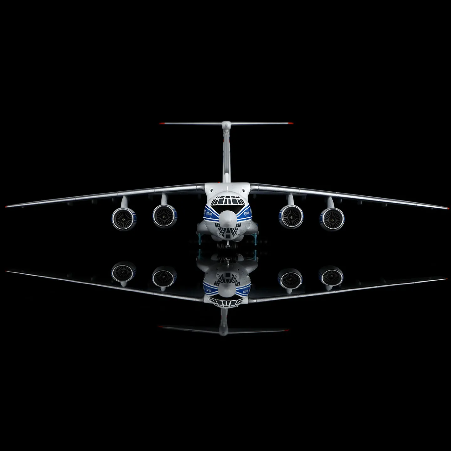 Avion de collection en alliage L2097, ailes SQ 1:200 Volga Dnepr Airlines Ilyushin IL-76, avion moulé sous pression, modèle RA-76503