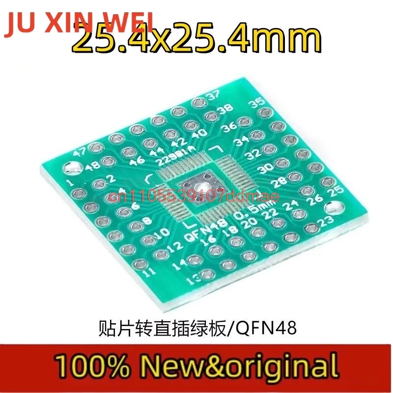 10PCS 100% New  SMD to DIP Adapter Board QFN32 QFN/QFP/PQFP/LQFP/HTQFP DIP48 QFN44 0.5mm QFP48 QFP44 PQFP LQFP