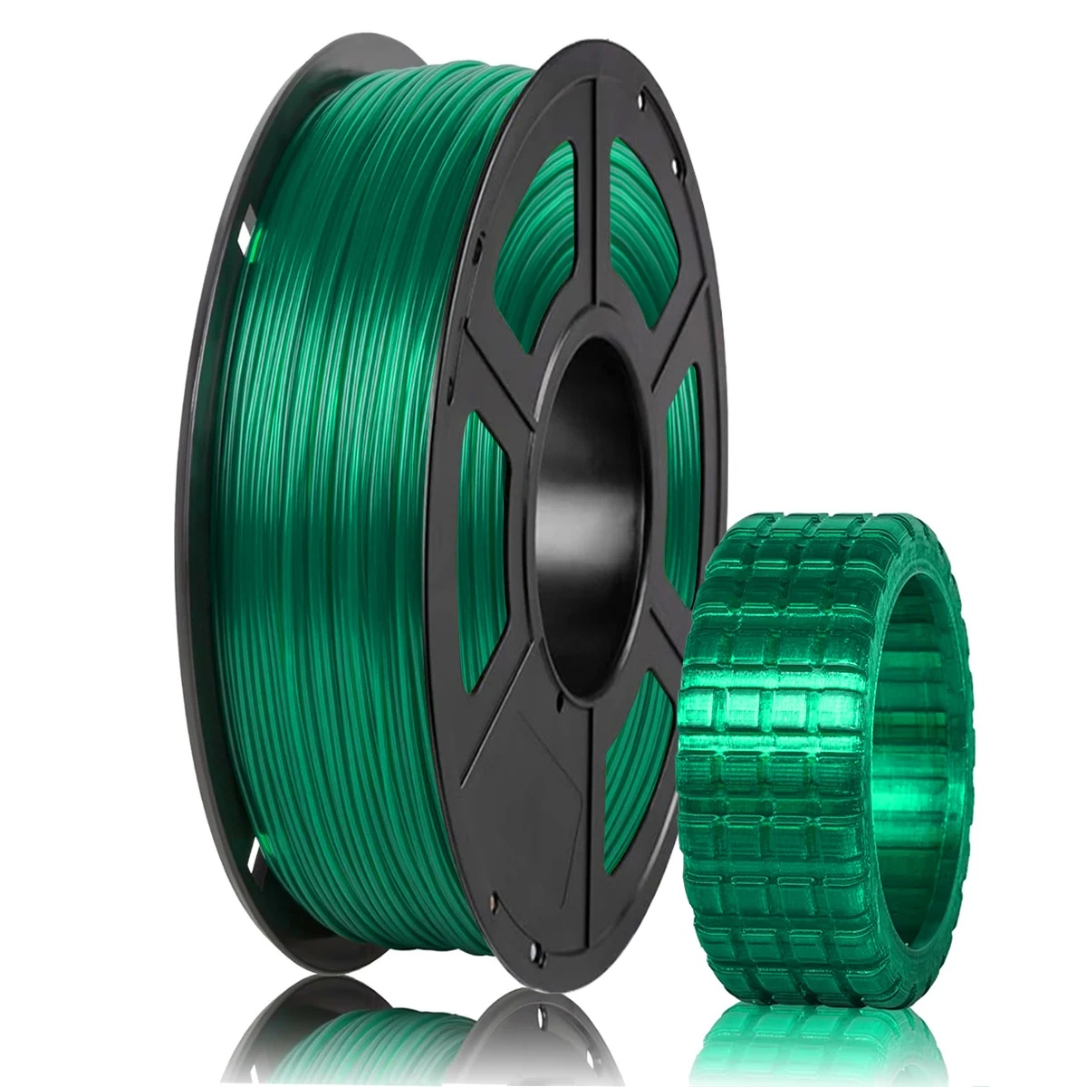 250g 500g 3D Printer Flexible Filament TPU Skin Color Black Elastic Flexible Rubber Material Roll Flex Vacuum Packaging 1.75mm