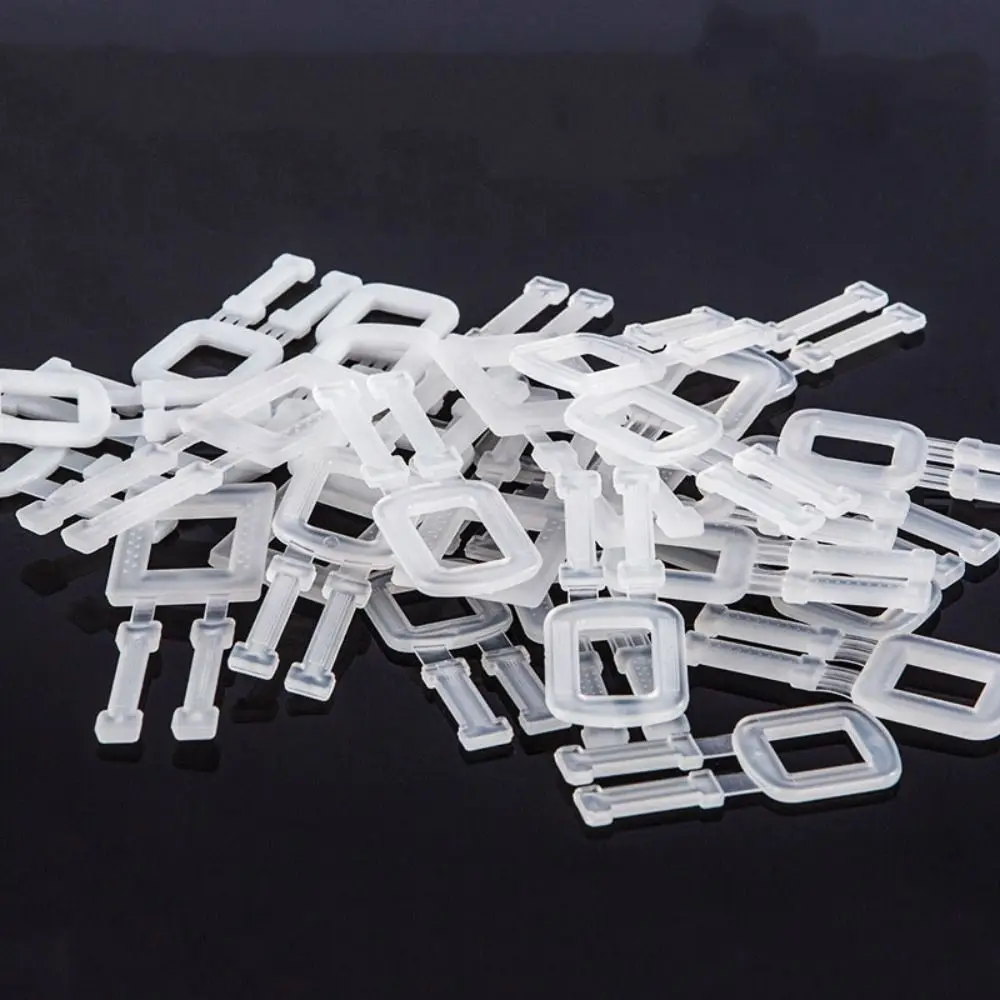 White Packing Strap Buckle 60x25 Mm PP Material Plastic Packing Buckle Effective Transparent Belt Buckle Bundle Newspapers