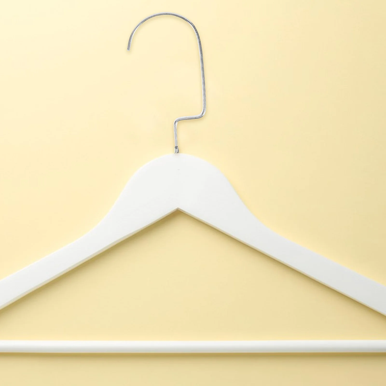 

20Pcs Heavy Duty Flat Metal Hooks for Hangers Clothes Shirts Pants Accessories Closets Wardrobes Silver Screw-in Clothes Hook