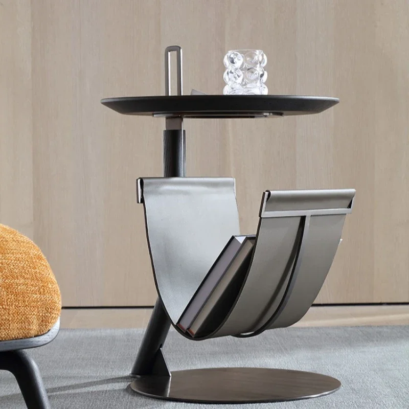 

Designer Italian minimalist sofa edge, magazine rack, book rack corner combination