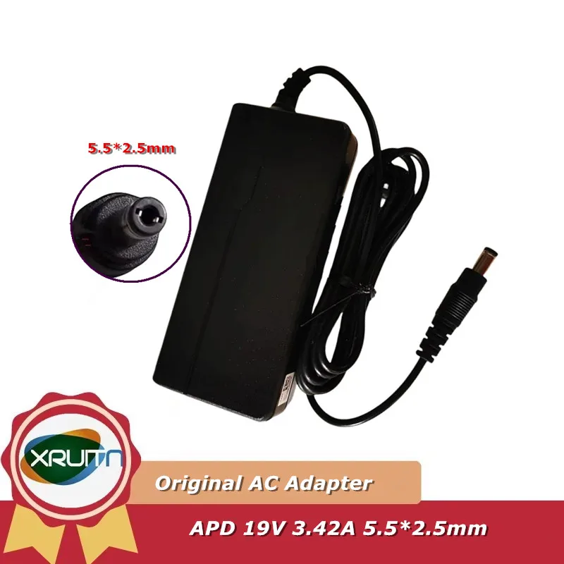 

Original APD 19V 3.42A 65W AC Adapter DA-65C19 DA-65A19 NB-65B19 Charger For DELL 5010 7020 NUC 7ICJYH Laptop Power Supply