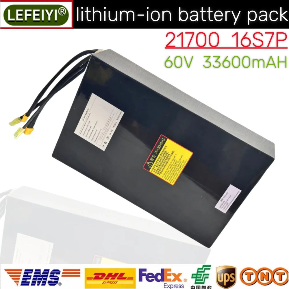 Lefeiyi 60V Battery 33.6Ah Electric Bike Battery Li-ion Battery 60V 2060W Electric Scooter Battery