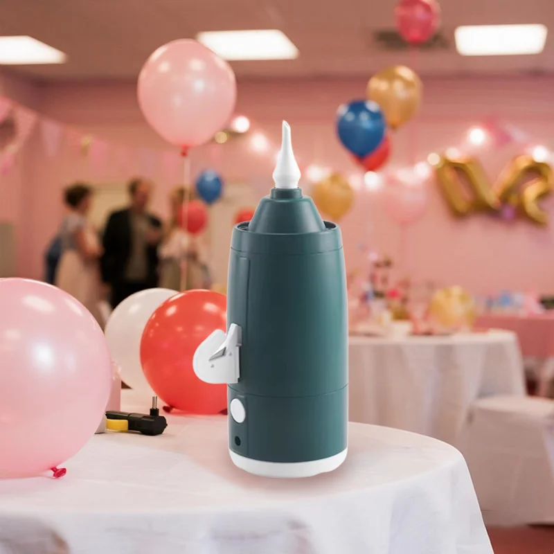 مضخة بالون كهربائية محمولة، منفاخ هواء كهربائي مناسب لتزيين مستلزمات الحفلات المنزلية