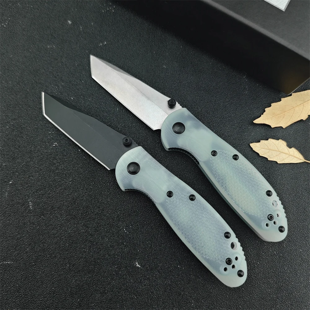 Pocket BM 577 Mini-Griptilian Tanto Folding Knife D2 Blade G10 Handles EDC Outdoor Camping Fruit Knives Hunting Tactical Tools