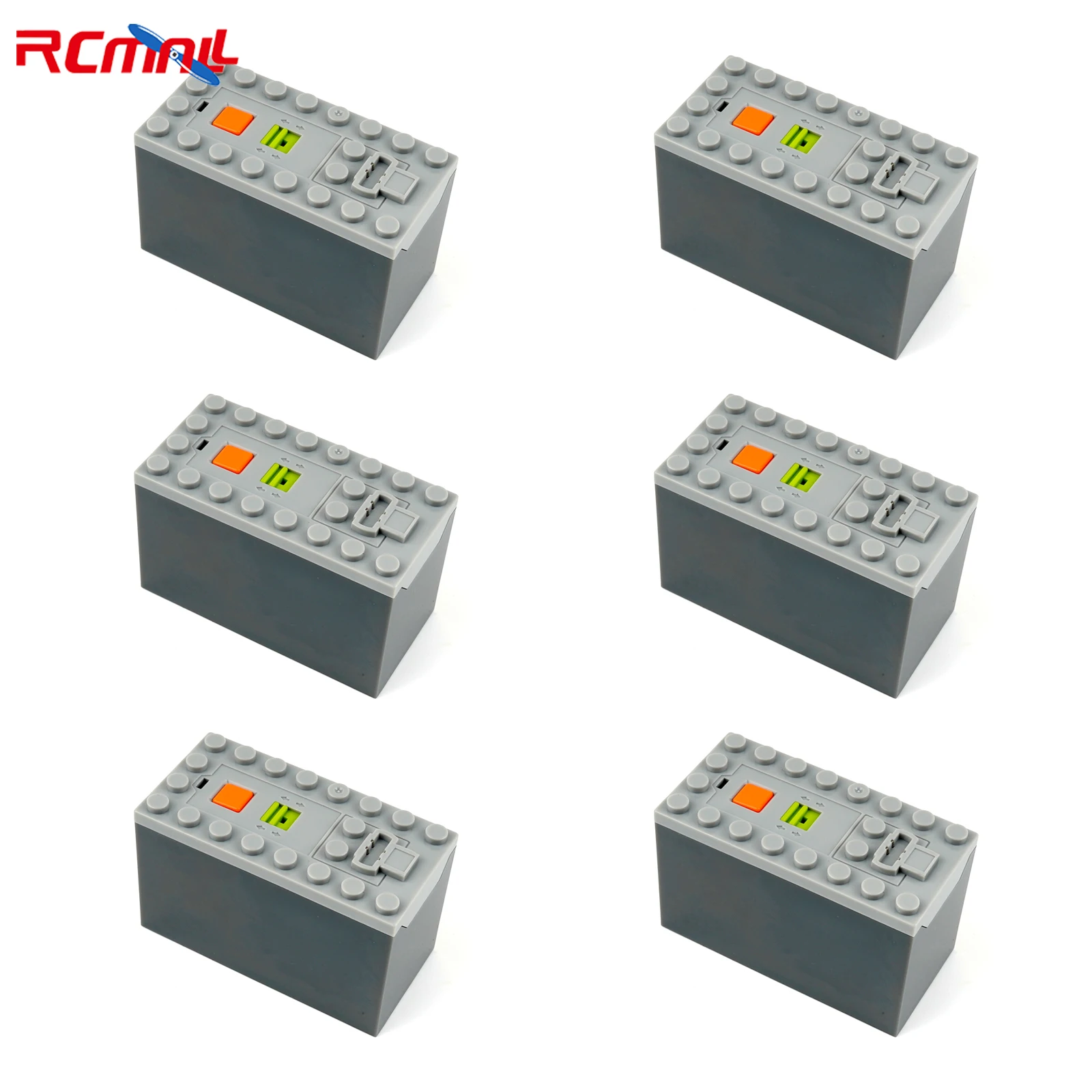

6PCS 88000 9V AAA Battery Case without Battery For Power Group MOC Blocks