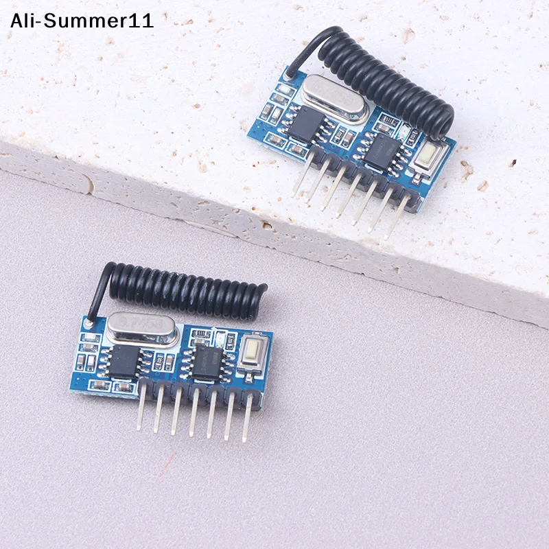 【1a1】【W3N】RX480E 433mhz RF Receiver Learning Code Decoder Module 433 mhz Wireless 4CH Output For Remote Controls Encoding