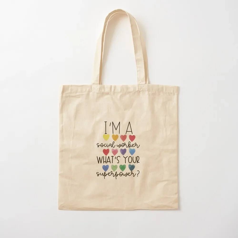 

I'm a Social Worker, What's Your Superpower Tote Bag free delivery bags Lady bags Bag