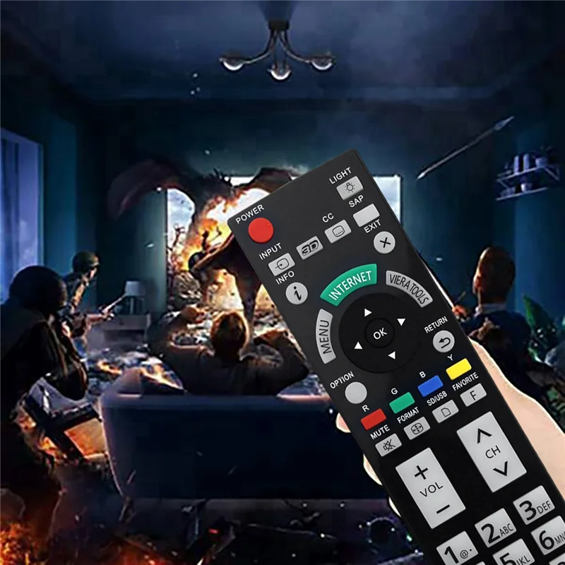 Remote pengganti untuk Panasonic TV TC-L42ET5 TC-P55VT50 TC-P50ST50 TC-L55ET5 TC-L55DT50 TC-P55ST50 TC-L47ET5