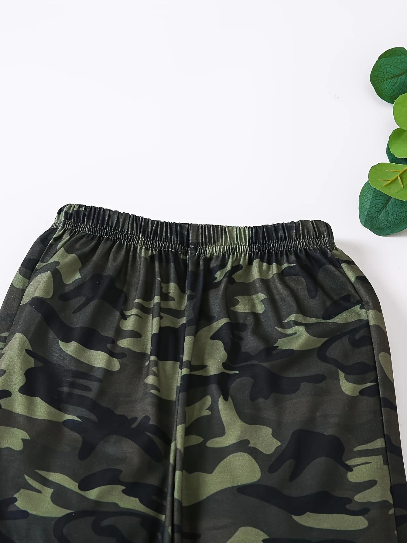 Spring/summer new casual cool girls pattern print spring/autumn casual camouflage elastic leg pants