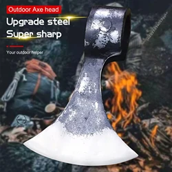 High carbon steel hand forged axe household tree chopping firewood axe multifunctional mountain cutting woodworking axe