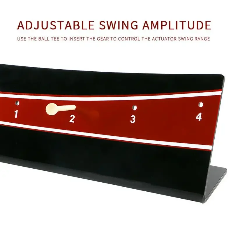 Golf Putting Track Board Golf Putter Trainer Track Guide Plate Golf Training Balance Correction Aid Traiettoria Scheda di calibrazione