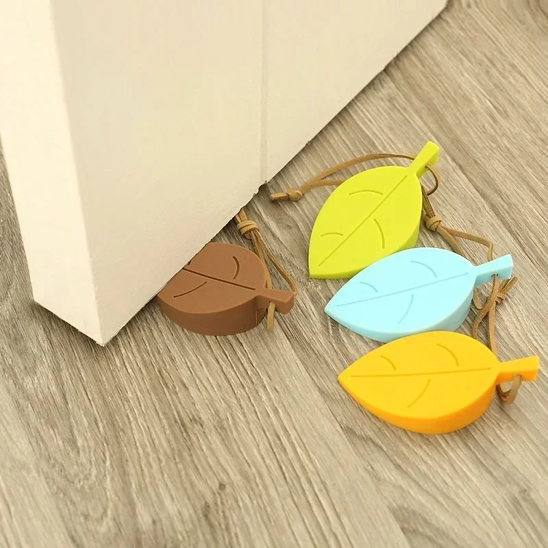 1 Pieces PVC Household Door Stopper Windproof Door Stop for Bedroom Bathroom Baby Safety Protector Office Door Blocking Non-Slip