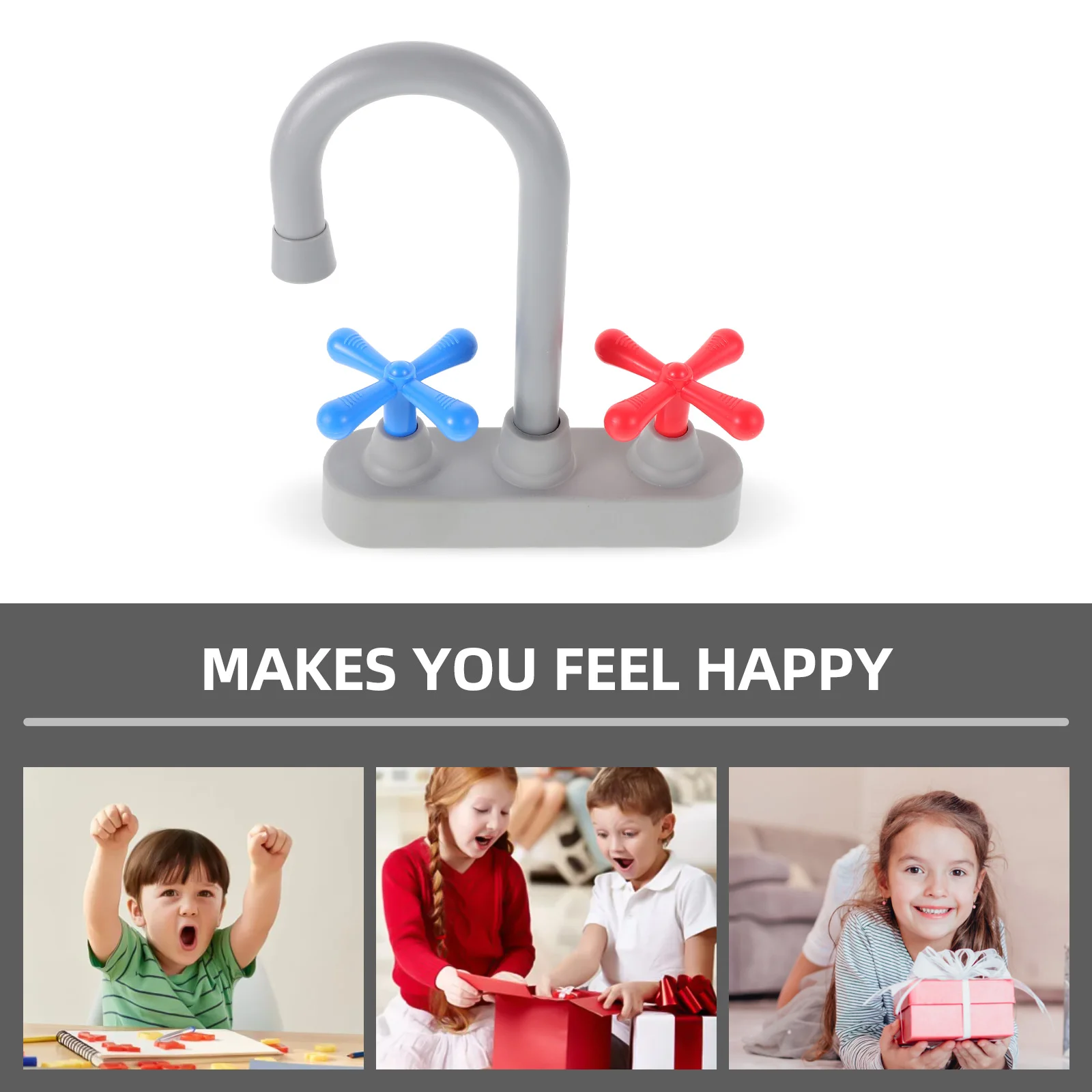 Simulation de robinet de cuisine, jouet, accessoires d'évier, conception Portable pour enfants d'âge préscolaire, jeux de rôle, jouets de cuisine