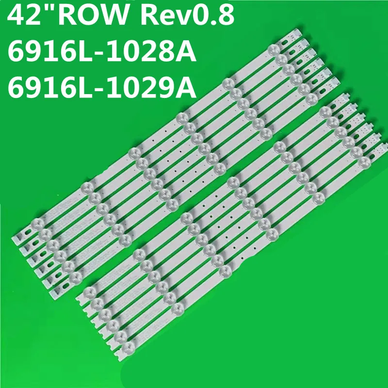 

Лента светодиодной подсветки 42 "ROW Rev0.8 6916L-1028A 6916L-1029A 42PFL3507D 42PFL3607D LE42M320 L42F1300-3D LED42E320PD LED42F1100PD