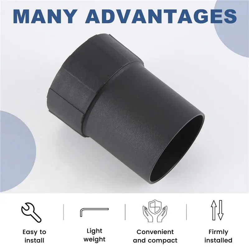 A11E-Industrial Vacuum Cleaner Host Connector 53/58Mm Connect Hose Adapter And Host For Thread Hose 50Mm/58Mm Vacuum Cleaner Par