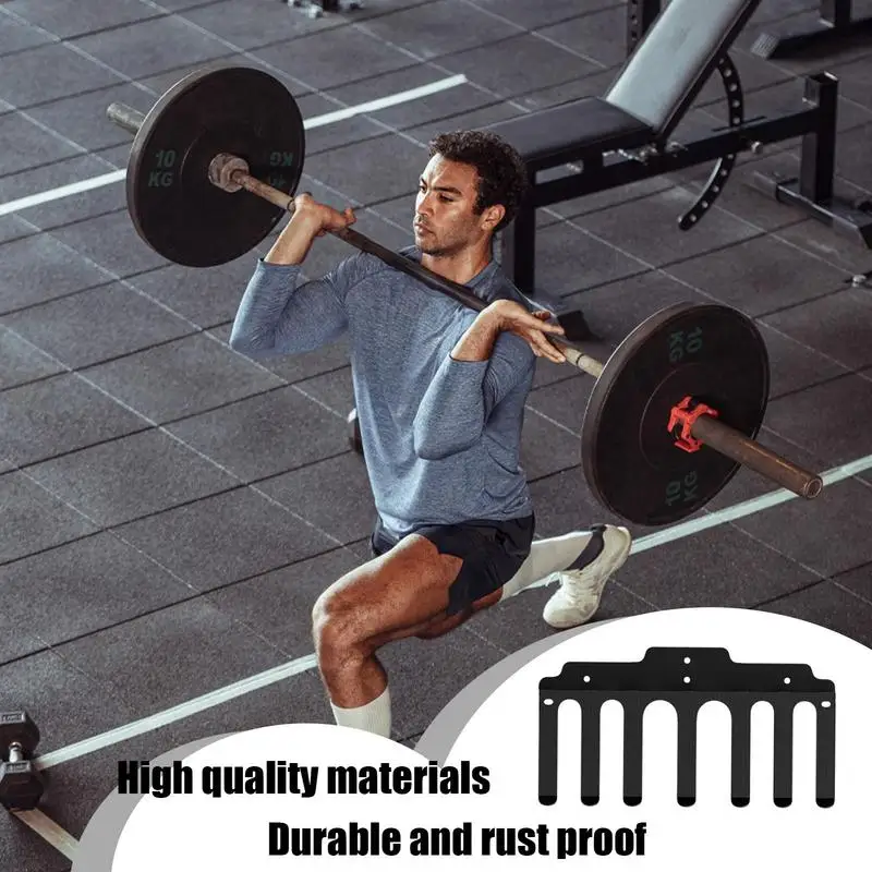 

Держатель для штанги, вертикальная компактная вешалка, стеллаж для домашнего спортзала, крючки для хранения оборудования, организация дисплея для тренажерного зала, домашняя стена, комната