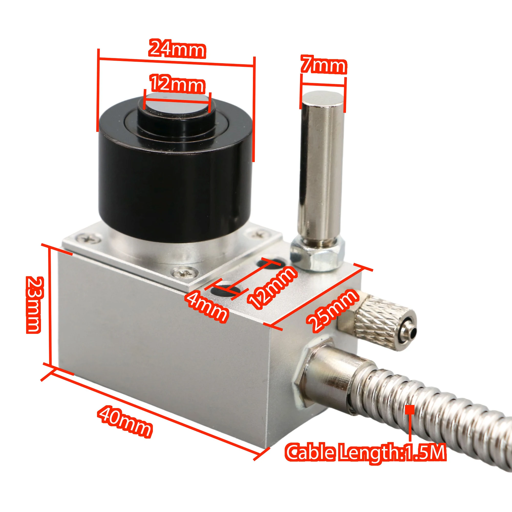 Automatic CNC Tool Sensor Normally Closed Z Axis Zero Probe for CNC Router Engraving Machine NC Auto Zero Touch Plate
