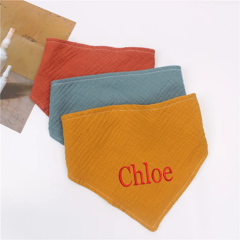 

Personalized Name Customization For Newborn Spring And Autumn Babies Supplementary Feeding Period Spitting bib, Fashion Baby bib