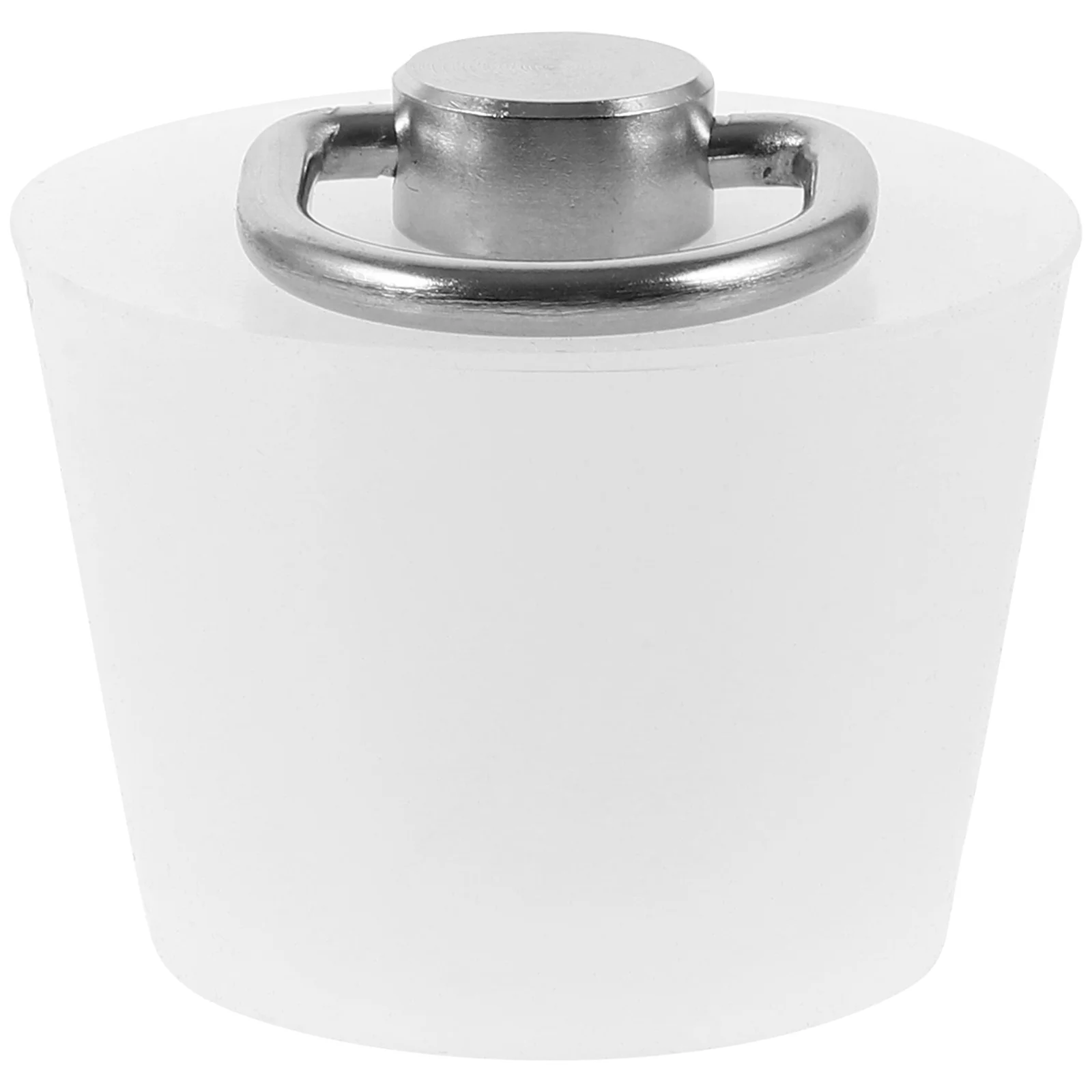 Plugue de pia de silicone com corrente de tração de metal, rolha de drenagem de banheira, cozinha, banheiro, universal, rolha de lavatório