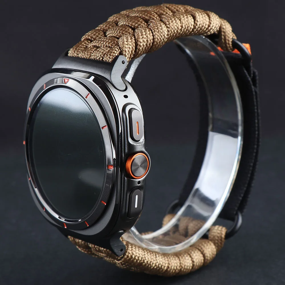 For Samsung Galaxy Watch 8 8Classic Ultra 2 1 Strap Outdoor Umbrella Rope Bracelet Galaxy 8 40mm 44mm 46mm 47MM Band