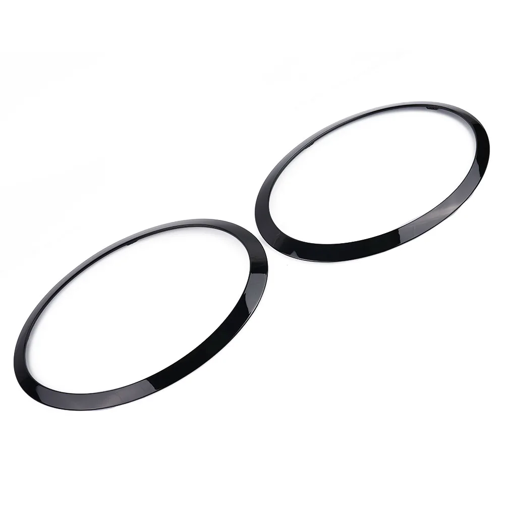 Part Frame SET 2pcs 51712355791 Accessories For MINI COOPER F55 F56 F57 HEADLIGHT TRIM RING LEFT+RIGHT Brand New